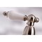 Kingston Brass KS7278PLBS English Country 8" Bridge Kitchen Faucet W/ Sprayer, Nickel KS7278PLBS - alternate 5